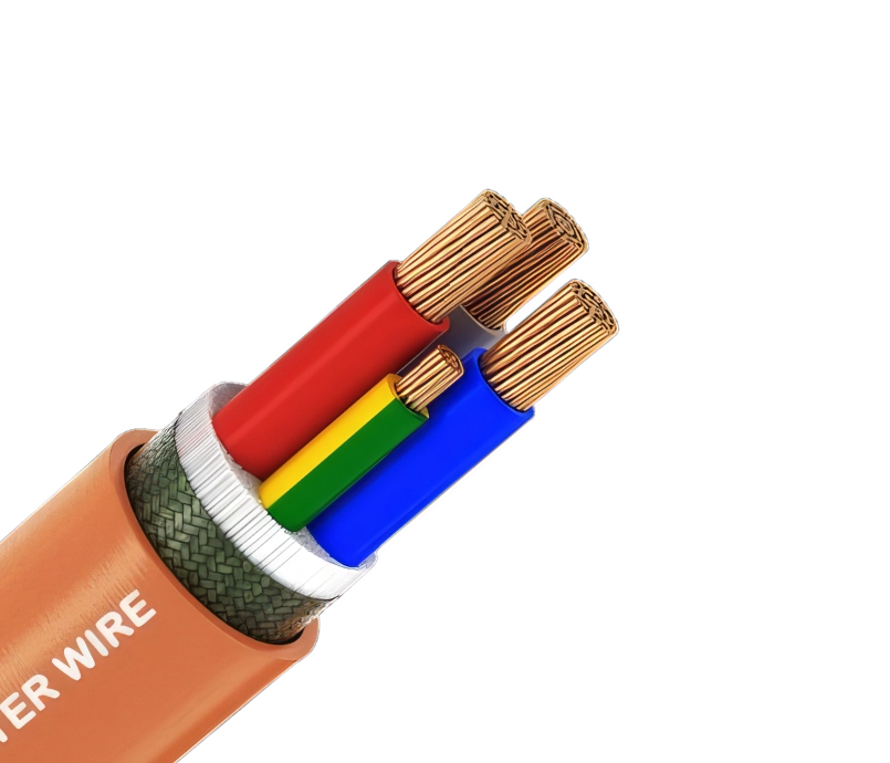 Orange Circular Cable